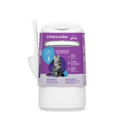 LitterLocker Litter Box by Litter Genie
with 1 octagonal refill