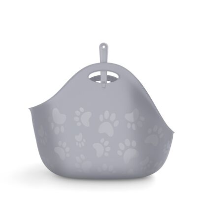 Litter Box Gray Litter Box with Scoop