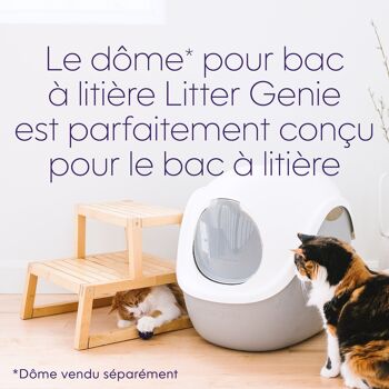 Bac À Litière Litter Box Gris avec Pelle 7