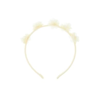 Fine children's headband with flowers for ceremony