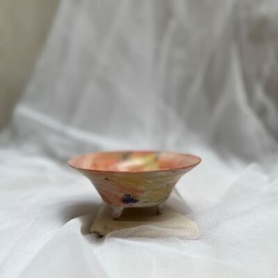 Pink ceramic incense burner