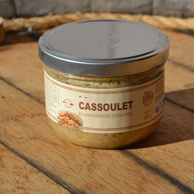 Cassoulet and Toulouse sausage, 360g jar