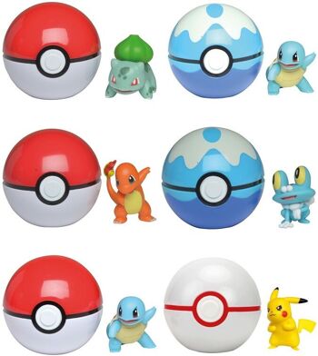 Pokeball avec Figurine 5Cm Pokémon - Modèle choisi aléatoirement 3