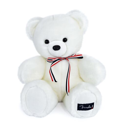 L'OURS FRANCAIS Lou 35cm - Blanc