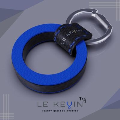 Le Kevin Tag - Blue Croc / Nero