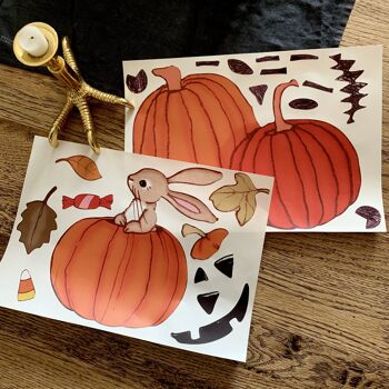 Stickers Muraux Halloween Boo - Opt.1 Boo citrouille 4