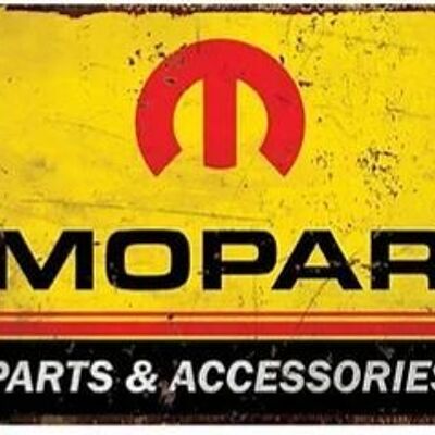 Plaque en tôle MOPAR Parts + Accessories