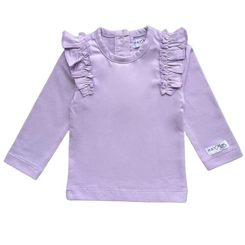 Baby ruffle shirt | Lilac Lola | May Mays | Baby clothes