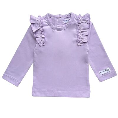 Chemise à volants pour bébé | Lilas Lola | Mai Mai | Vêtements de bébé