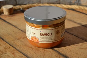 Ravioli à la viande de canard confite et sauce bolognaise, bocal 350g 1