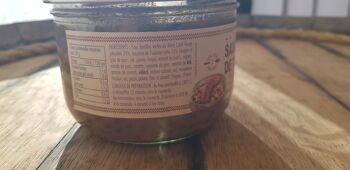 Saucisse de Toulouse aux lentilles vertes du Berry, bocal 360g 2