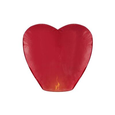 Lanterna celeste cuore 37x93x95 cm