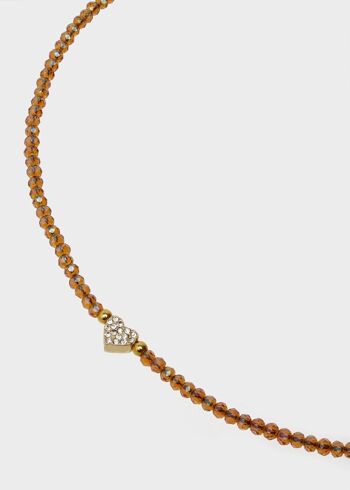 COLLIER LIDIA AVEC PERLES ORANGES 3