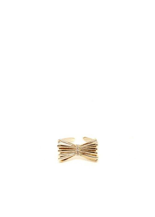 VIRNA KNOT RING 18K GOLD PLATED