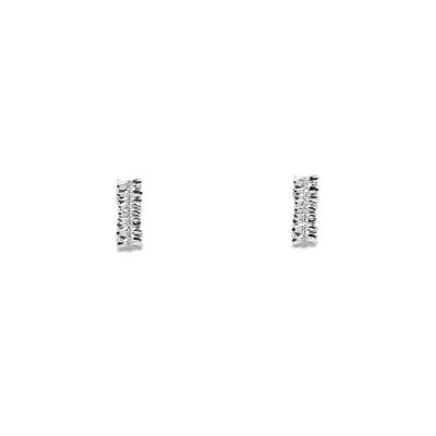 BOUCLES D'OREILLES VANDA EN ARGENT ET ZIRCONS