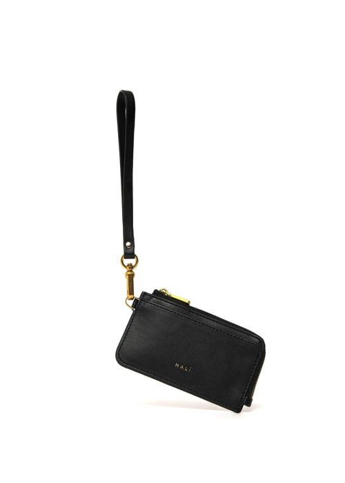 VALY WALLET WITH BLACK HANDLE