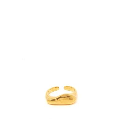 ANILLO TIRA AJUSTABLE CHAPADO ORO 14K