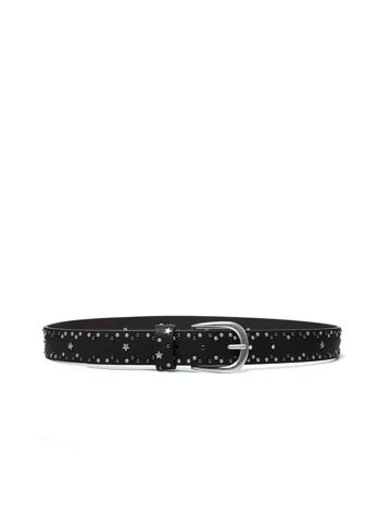 CEINTURE SONIA NOIRE AVEC ÉTOILES I 1