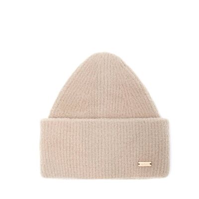 ROY TAUPE RIBBED HAT