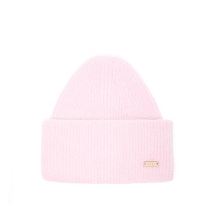 ROY PINK RIBBED HAT