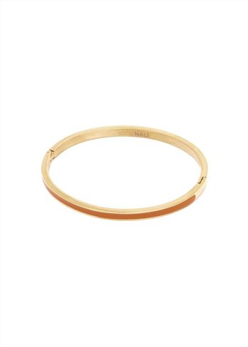 TACHES DE BRACELET ROY MOUTARDE. ACIER. PLAQUÉ OR 14K 2