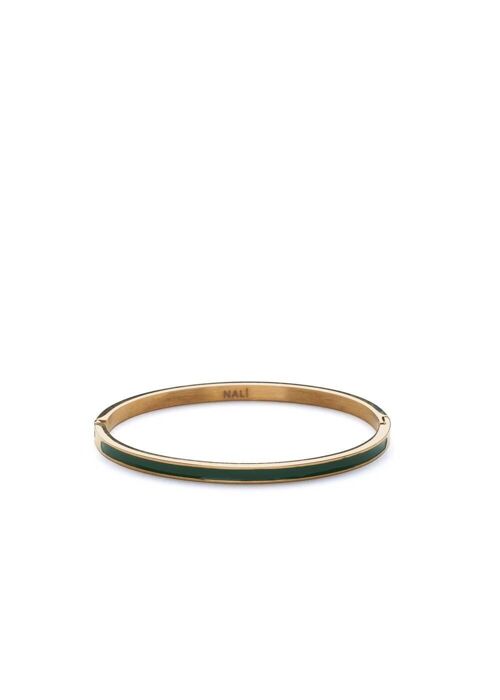 ROY GREEN BRACELET STAIN. STEEL. 14K GOLD PLATED