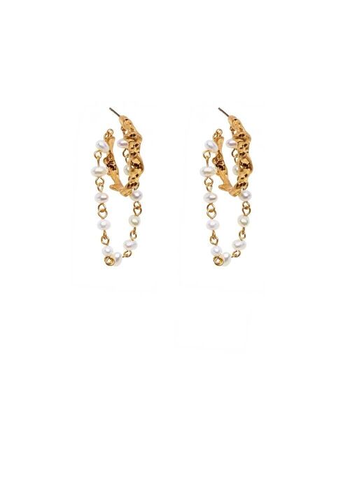 NUNZIA EARRINGS WITH PEARLS