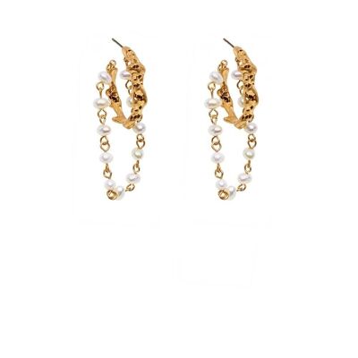 NUNZIA EARRINGS WITH PEARLS