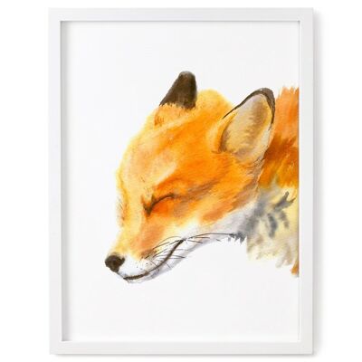 Fox Print, Mama Fox - 11 x 14 Zoll [Hinzufügen £15.00]