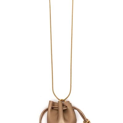 COLLIER NATANH AVEC MICRO POCHETTE OR