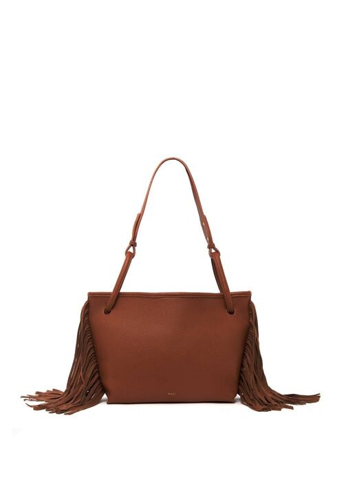 LUCY SHOULDER BAG WITH LEATHER FRINGES