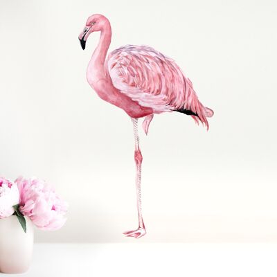 Wandtattoo Flamingo