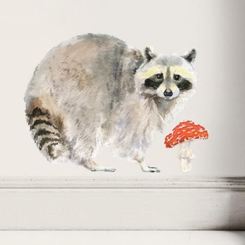 Raccoon Wall Decal