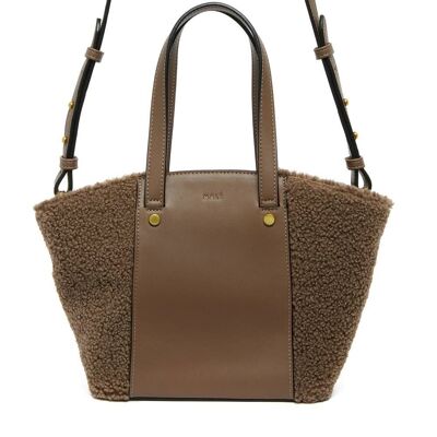 TEDDY-HANDTASCHE EMMA TAUPE