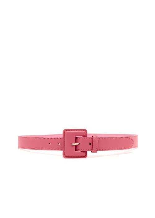 ELLE BELT WITH FUCHSIA SQUARE BUCKLE II