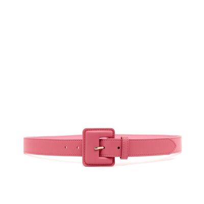 ELLE BELT WITH FUCHSIA SQUARE BUCKLE II