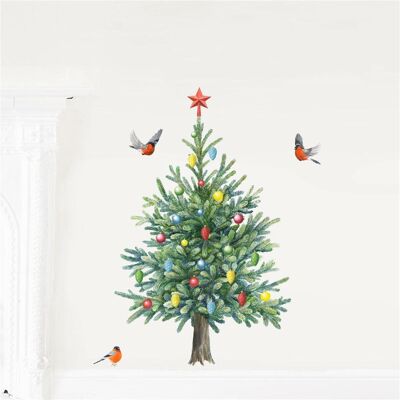 Vinilo decorativo árbol de Navidad - pequeño