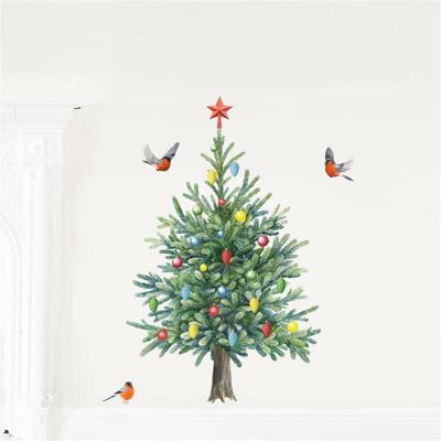 Weihnachtsbaum-Wandtattoo – Mittelgroß [Add £20.00]