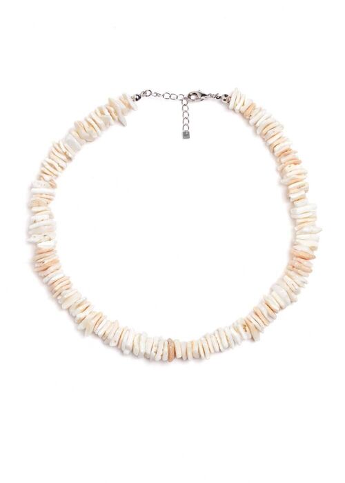 BEIGE SHELL NECKLACE