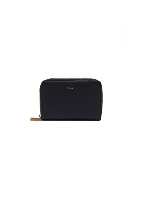 ANIA BLACK DOUBLE ZIP WALLET