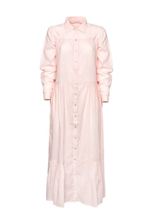 ALBI LONG SHIRT DRESS LIGHT PINK