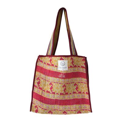 Tote bag en kantha N°309