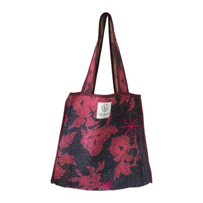 Tote bag en kantha N°310