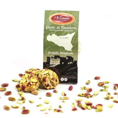 Almond Paste with Pistachios - Scimeca