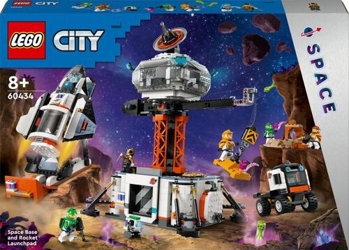 LEGO 60434 - Station Spatiale Et Base De Lancement City