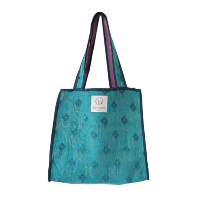 Tote bag en kantha N°313