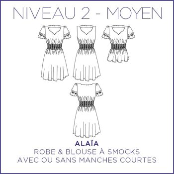 Patron de couture Alaïa - Robe & blouse - 34/48 - Moyen 17