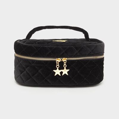 VIKI BIG TROUSSE WITH GOLD STAR BLACK