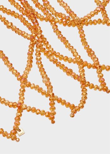 BODYCHAIN SISSI AVEC PERLES ORANGES 2