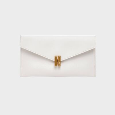 PORTEFEUILLE ENVELOPPE ROSIE EN BLANC